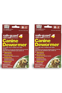 (2 Pack) Safe Guard Canine Dewormer for Large Dogs, 4-Gram