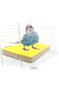 Colorful Bird Perch Stand Platform Natural Wood Playground Paw Grinding Clean For Pet Parrot Budgies Parakeet Cockatiels Conure Lovebirds Rat Mouse Cage Accessories Exercise Toys (Random)