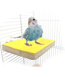 Colorful Bird Perch Stand Platform Natural Wood Playground Paw Grinding Clean For Pet Parrot Budgies Parakeet Cockatiels Conure Lovebirds Rat Mouse Cage Accessories Exercise Toys (Random)