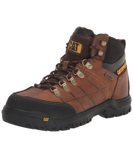 cat Footwear Mens Threshold Waterproof Steel Toe Work Boot, Real Brown, 9 Wide