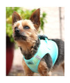 Doggie Design American River Step In Mesh Choke Free Dog Harness Ombre Collection - Aruba Blue (2XL/3XL)