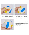 Squeaky Rubber Latex Dog Toy for Small Medium Large Dogs Bouncing Interactive Fetch and Play Floats on Water for Soft Chewer (Small, Volleyball)