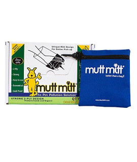 Mutt Mitt Dog Waste Pick Up Bag, 200-Count