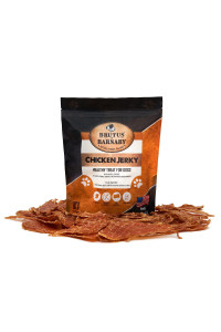 BRUTUS & BARNABY chicken Jerky Dog Treats- Dehydrated, crunchy USA Premium Fillets, grain-Free, Preservative-Free, No Fillers All Natural chicken Strips are great for Dogs and cats- 32oz