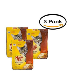 Meow Mix Pack of 4 Tender centers cat Food Salmon & White Meat chicken 13.5 LB