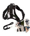 No Pull Dog Harness, Breathable Adjustable Comfort, Free Leash Included, For Small Medium Large Dog, Best For Training Walking Camo S
