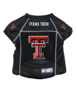 Littlearth NcAA Texas Tech Red Raiders Pet Jersey, Small, Team color (120134-TXTc-S)