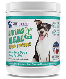 Vital Planet - Pet Living Meal Dog Powder with Enzymes Superfoods and Probiotics 111 g 30 Servings