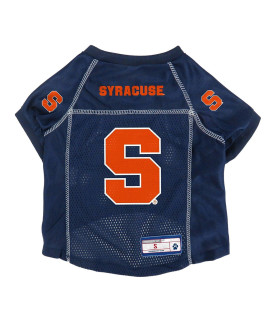 Littlearth Unisex-Adult NcAA Syracuse Orange Basic Pet Jersey, Team color, X-Large