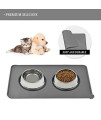 Reopet Silicone Dog Cat Bowl Mat Non-Stick Food Pad Water Cushion Waterproof