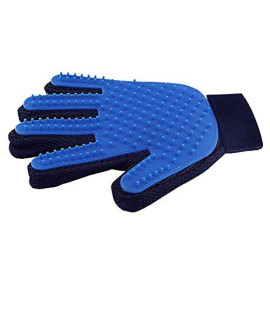 Pet Hair Remover Glove - Gentle Pet Grooming Glove Brush - Deshedding Glove - Massage Mitt with Enhanced Five Finger Design - Perfect for Dogs & Cats with Long & Short Fur -1 Pack (Left-Hand)