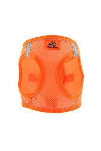 DOGGIE DESIGN American River Step in Wrap Up Ultra Choke-Free Mesh Dog Harness with Safe Night Walking Reflective Strips (Soft Mesh Polyester, Machine Wash and Line Dry) (3XL, Hunter Orange)