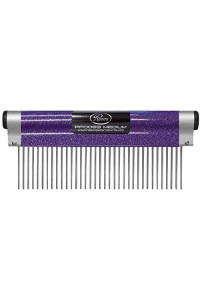 Resco USA-Made Wrap comb for Pets Medium Sparkle Purple