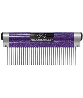 Resco USA-Made Wrap comb for Pets Medium Sparkle Purple