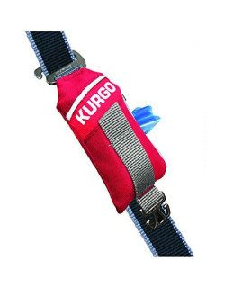 Kurgo Duty Bag for Dogs, Refillable Dog Poop Bag Dispenser, Dispenser with Dog Waste Bags, Attaches to Any Leash, Machine Washable, Universal Design, Convenient Hook for Used Waste Bags
