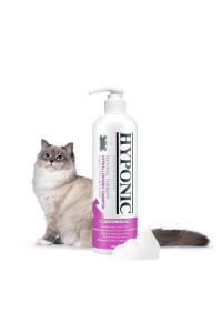 Hyponic Hypoallergenic Premium Shampoo For All Cats (Unscented, 1014 Oz) - Fragrance Free Cat Shampoo For Dry Skin, Dandruff, Allergy