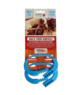 Safety Tie Injuries Preventing Horse Tether Tie, Horse Safety Release Tie Down clip 2pcs, Blue