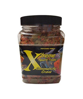 Xtreme Aquatic Foods 2218-E Community Crave Flake, 3 oz