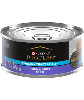 Purina Pro Plan Urinary Tract Cat Food Wet Pate, Urinary Tract Health Turkey and Giblets Entree - (24) 5.5 oz. Cans