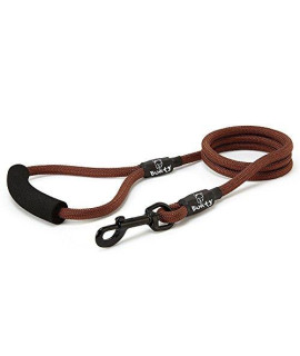 Bunty Strong Nylon Rope Dog Puppy Pet Lead Leash With Clip For Collar Harness - Brown - Small