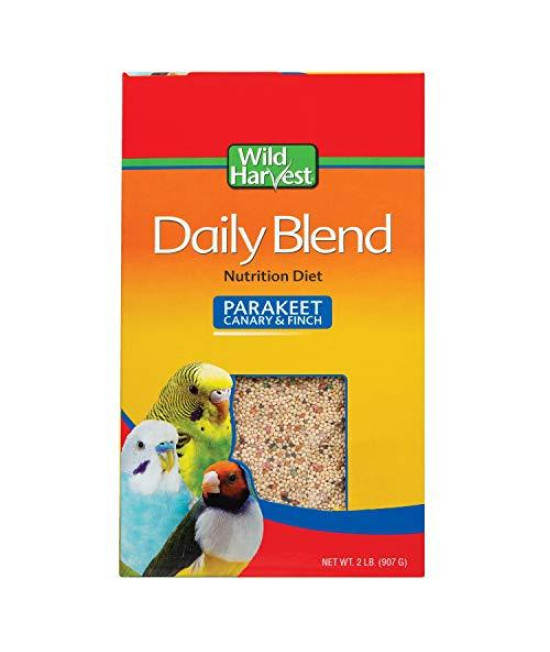 Wild Harvest Daily Blend for Parakeet, Canary, Finch & Small Birds 2lb