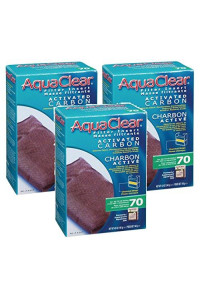 (3 Pack) AquaClear 70 Activated Carbon, 4.9 Ounce