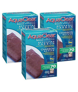 (3 Pack) AquaClear 70 Activated Carbon, 4.9 Ounce