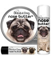 The Blissful Dog Fawn Pug Unscented Nose Butter - Dog Nose Butter, 0.15 Ounce