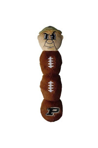 Pets First NCAA Purdue Boilermakers - Purdue PETE Mascot Toy for Pets. Plush Dog Toy with 5 Inner SQUEAKERS. 21 Long Dog Toy, One Size, PUR-3226