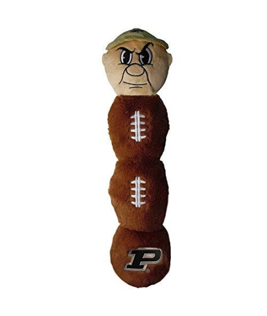 Pets First NCAA Purdue Boilermakers - Purdue PETE Mascot Toy for Pets. Plush Dog Toy with 5 Inner SQUEAKERS. 21 Long Dog Toy, One Size, PUR-3226