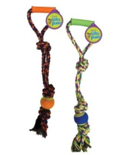 Sergeants crazy Paws Rope With Handle Tug Toy 1 cT (Units per case: 12)