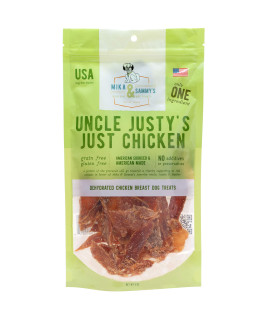 Mika & Sammys gourmet chicken Jerky Dog Treats Made in The USA (Unlcle Justys 5 oz)