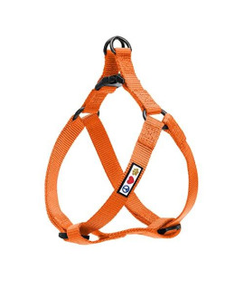 Pawtitas Solid color Step in Dog Harness or Vest Harness Dog Training Walking of Your Puppy Harness Small Dog Harness Orange Dog Harness