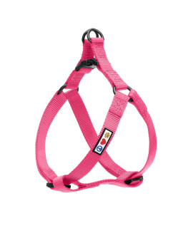 Pawtitas Solid color Step in Dog Harness or Vest Harness Dog Training Walking of Your Puppy Harness Medium Dog Harness Pink Dog Harness