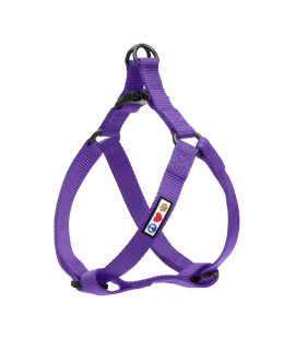 Pawtitas Solid color Step in Dog Harness or Vest Harness Dog Training Walking of Your Puppy Harness Medium Dog Harness Purple Dog Harness