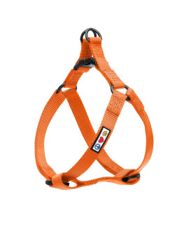Pawtitas Solid color Step in Dog Harness or Vest Harness Dog Training Walking of Your Puppy Harness Medium Dog Harness Orange Dog Harness