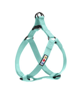 Pawtitas Solid color Step in Dog Harness or Vest Harness Dog Training Walking of Your Puppy Harness Medium Dog Harness Teal Dog Harness