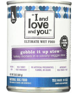 I and love and you gobble It Up Stew canned Dog Food 13 oz.12