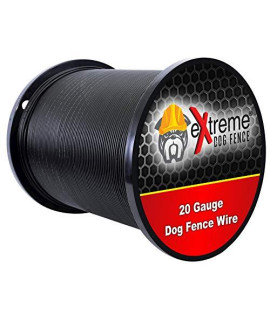 2500 Feet Of Extreme Dog Fences Heavy Duty Polyethylene Coated 20 Gauge Heavy Duty Pet Containment Wire - Compatible With Any Brand Dog Fence System Or Any Application That Uses Copper Tracer Wire