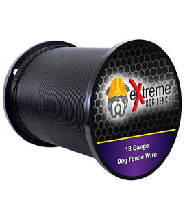 500 Feet Of Extreme Dog Fences Heavy Duty Polyethylene Coated 18 Gauge Pet Containment Wire - Compatible With Any Brand Dog Fence System Or Any Application That Uses Copper Tracer Wire