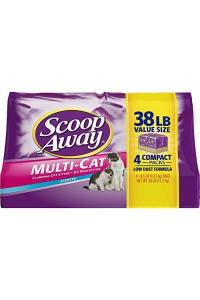 Scoop Away Multi-Cat, Scented Cat Litter, 38 Pounds (1)
