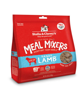 Stella & chewyAs Freeze Dried Raw Dandy Lamb Meal Mixer - Dog Food Topper for Small & Large Breeds - grain Free Protein Rich Recipe - 18 oz Bag