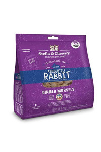 Stella & Chewys Freeze-Dried Raw Absolutely Rabbit Dinner Morsels Cat Food, 3.5 oz. Bag