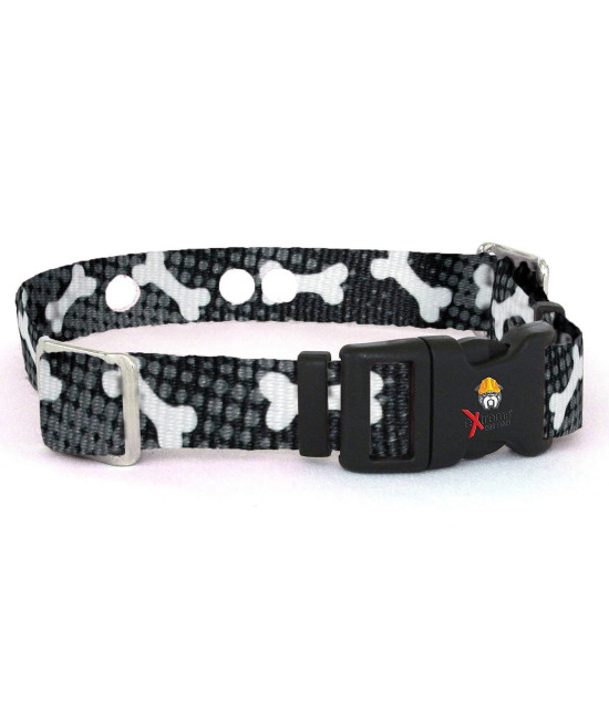 Buy Extreme Dog Fence Replacement Containment and Training Collar Strap for  Most Dog Fence Brands - Black Bones (Large: 18 - 27 x 1) Online at Low  Prices in USA 