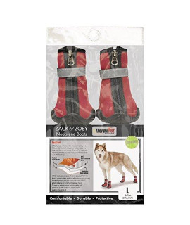 Zack & Zoey ThermaPet Neoprene Boots Red X-Small