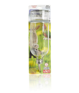 Lixit Chew Proof Flat-Back Glass Bottle for Rabbits, 26 Oz