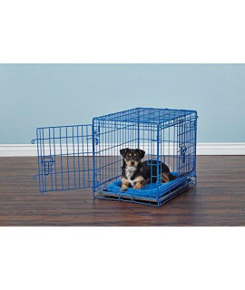 You&Me 2-Door Training crate Blue 24 Small