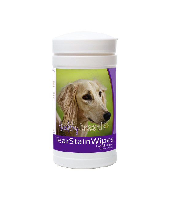 Healthy Breeds Saluki Tear Stain Wipes 70 count