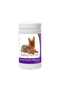 Healthy Breeds Silky Terrier Tear Stain Wipes 70 count