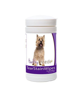 Healthy Breeds cairn Terrier Tear Stain Wipes 70 count